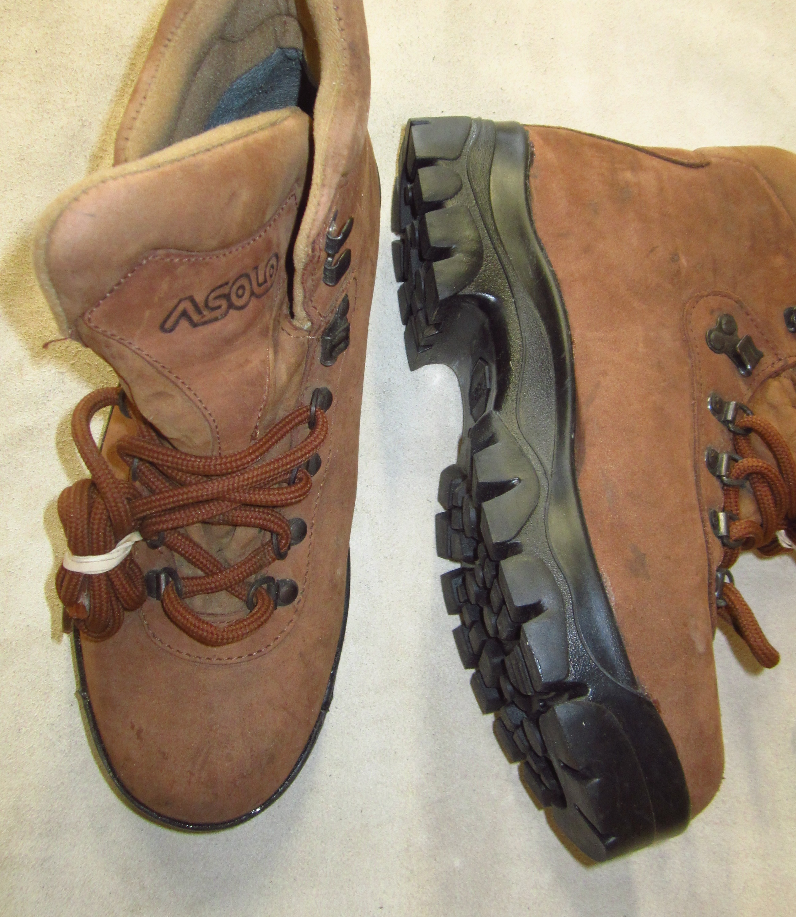 After photo for Asolo boot repair at our shop in Salem Oregon.