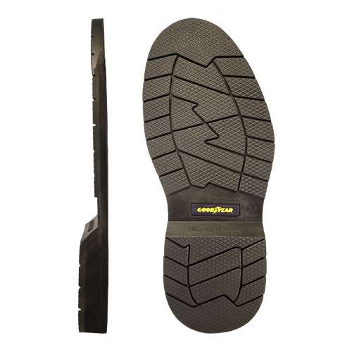 Dr. Martens boots with a durable outdoor, Goodyear Telos, replacement sole.
