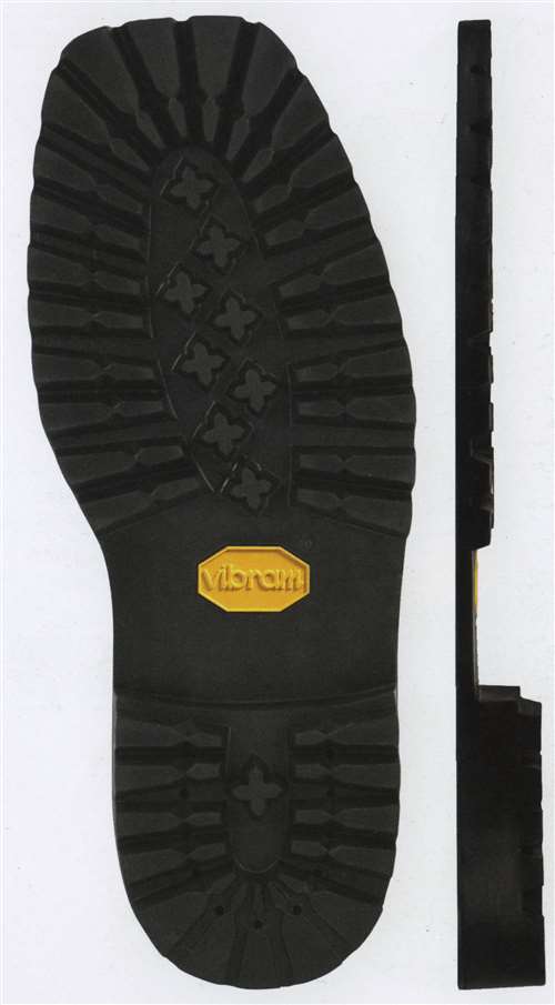 Dr. Martens boots rebuilt with a lug-style, Vibram 100, replacement sole.