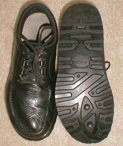 SAS shoes resoled with Vibram lug soles- style #1030