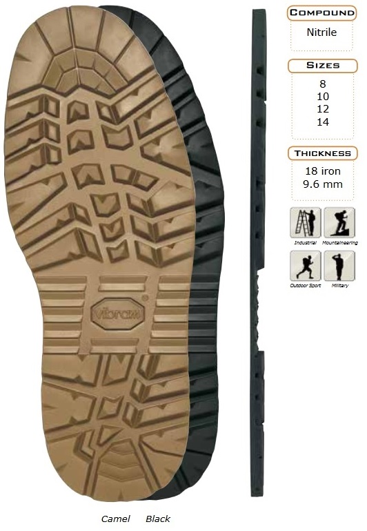 Image of the Vibram Sierra sole, the #1276.